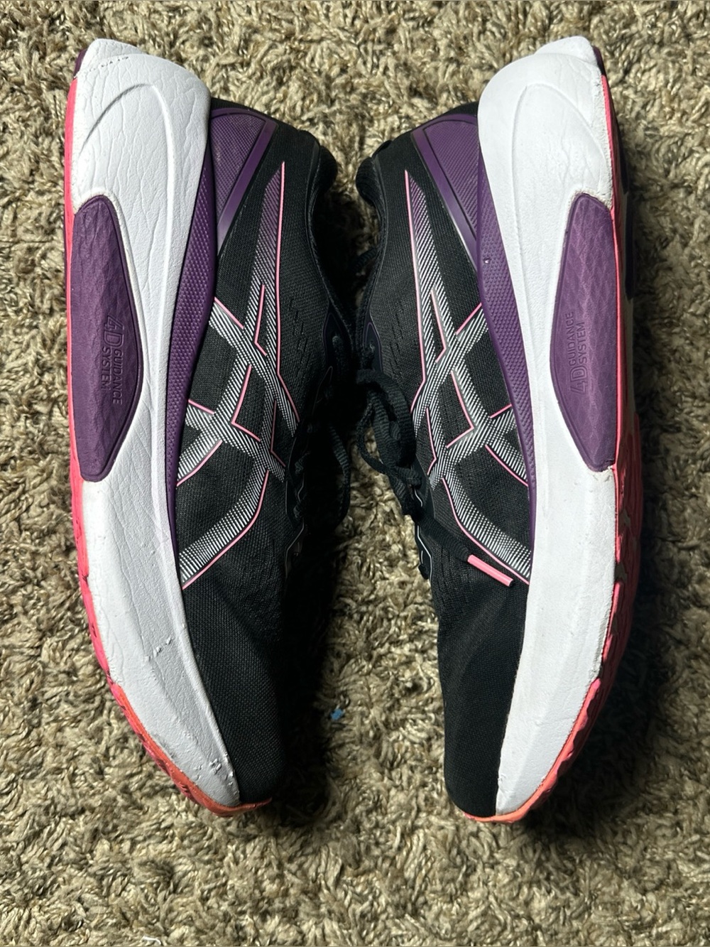 ASICS Gel-Kayano 30 Men’s Black Pink Purple Running Shoes FFBlast+PureGel 13